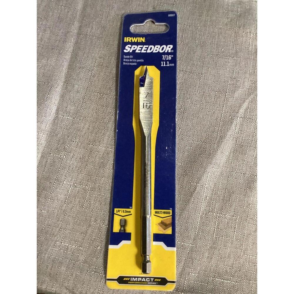 IRWIN SPEEDBORE SPADE BIT 7/16"